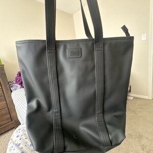 Lacoste Black Men's Tote Bag with Dual Shoulder Straps